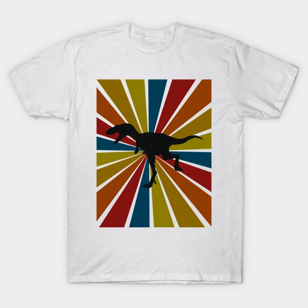 Time Warp Dinosaur T-Shirt by DonWillisJrArt